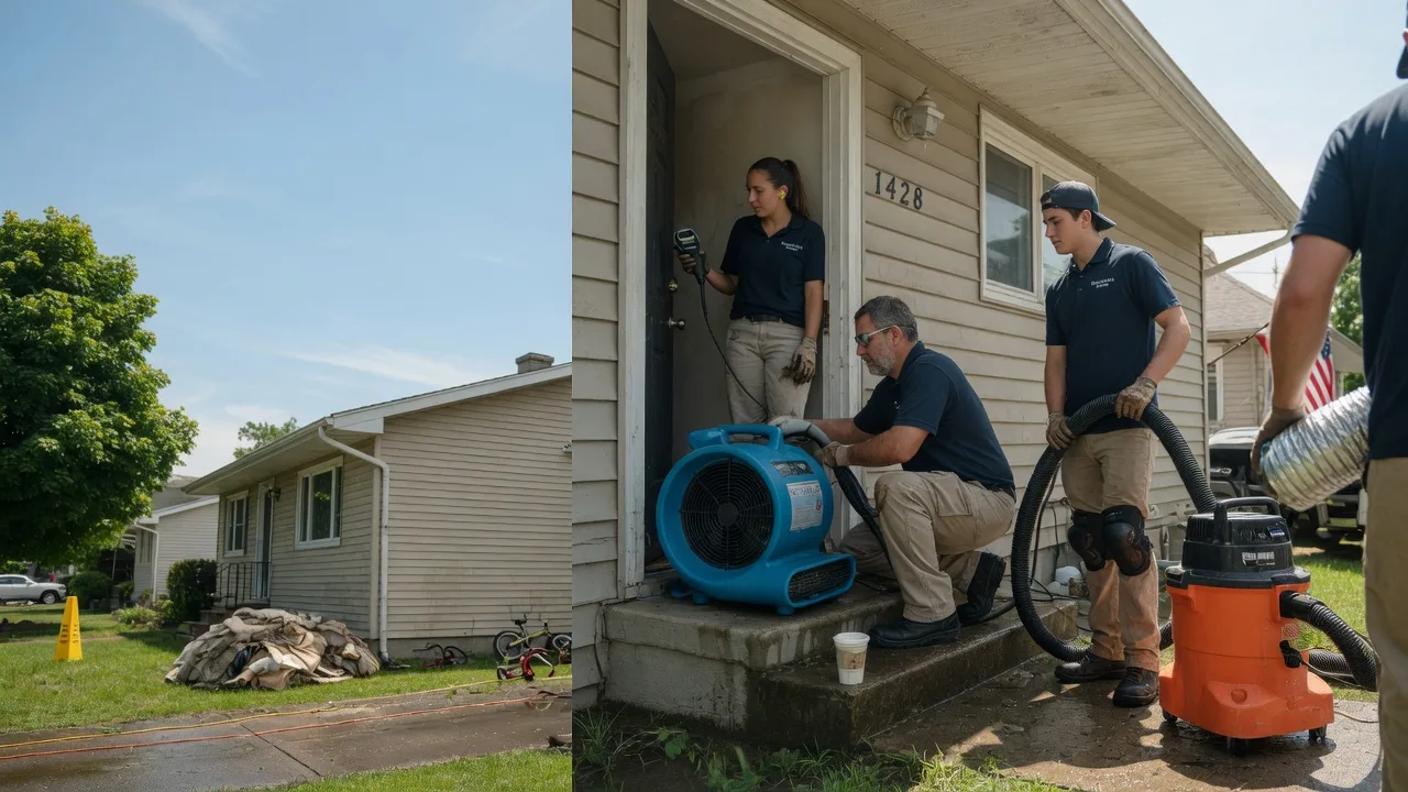 Water Damage Restoration in Bloomington, IL near me